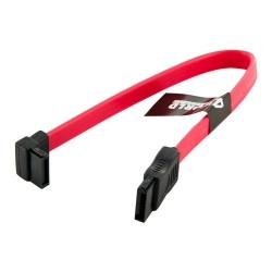 Kabel HDD | SATA 3 | SATA-SATA Serial ATA | 20cm | lewy czerwony