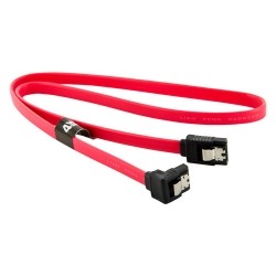 Kabel HDD | SATA 3 |SATA- SATA Serial ATA | 60cm | prawy | zatrzask czerwony