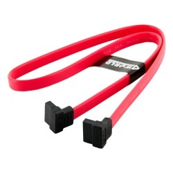 Kabel HDD | SATA 3 | 457mm | F/F | prawy czerwony
