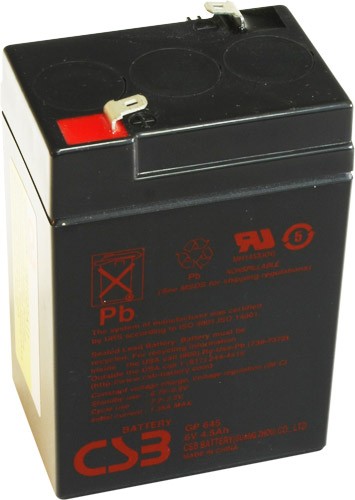 GP645 Akumulator 6V 4.5 Ah