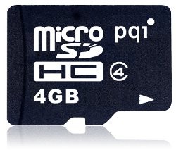 Karta Flash MicroSDHC 4GB class4 + adapter SD