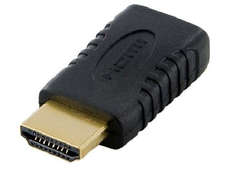 Adapter HDMI [M] > mini HDMI typ C [F], czarny
