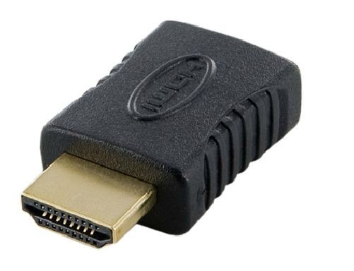 Adapter HDMI [M] > HDMI [F], czarny