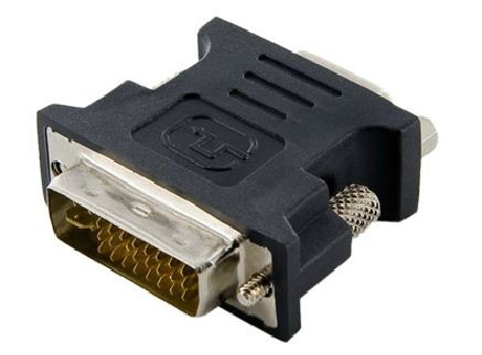 Adapter DVI-I [M] (24+5) > VGA [F], czarny