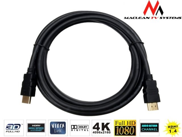 Kabel HDMI-HDMI v1.4 10m Kabel HDMI Eth MCTV-525