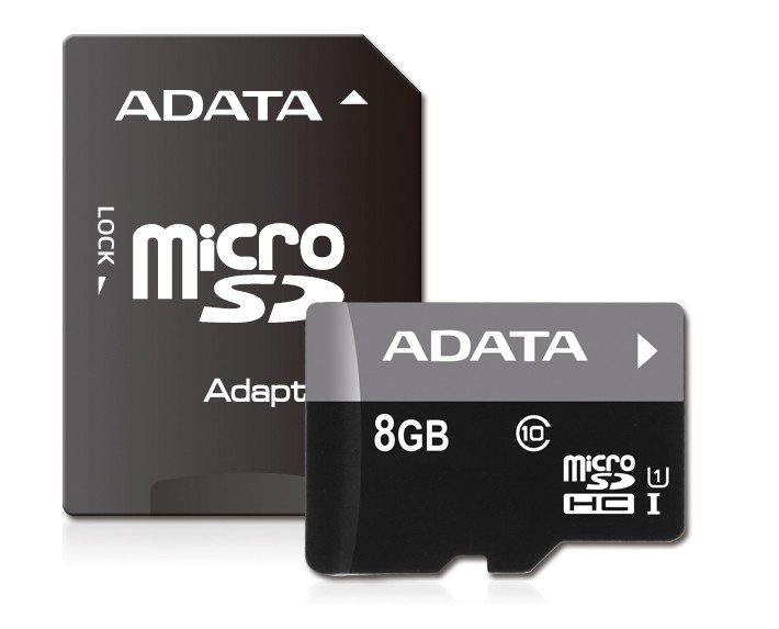 microSD Premier 8GB UHS-1/class10 + adapter