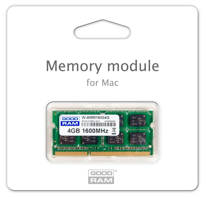 DDR3 4GB/1600 for APPLE SODIMM (iMac, MacBook, Macbook Pro, Mac Mini)