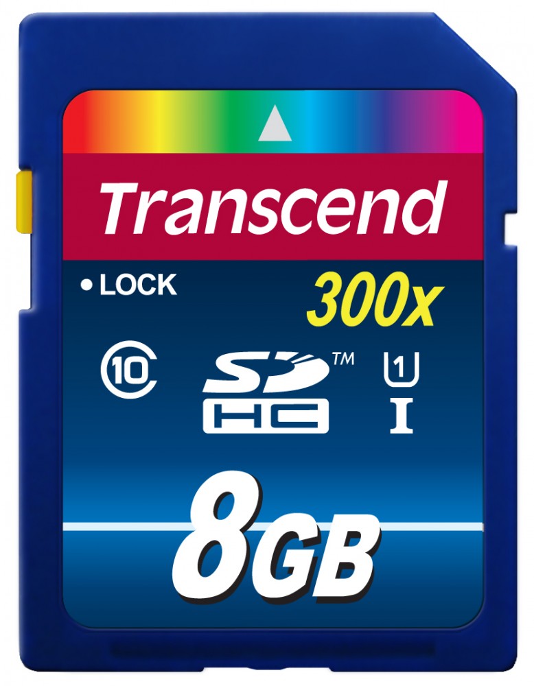 SDHC 8GB Class10 45/20 MB/s UHS-I x300