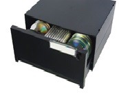 Pojemnik na plyty CD/DVD (czarny)