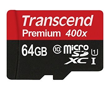 microSDXC 64 GB CL10 USH-1 + adapter PREMIUM