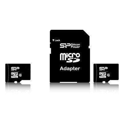 microSDHC 16GB CLASS 4 + adapter