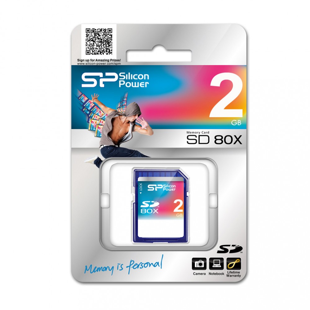 SD 2GB 80X (Hi-Speed)