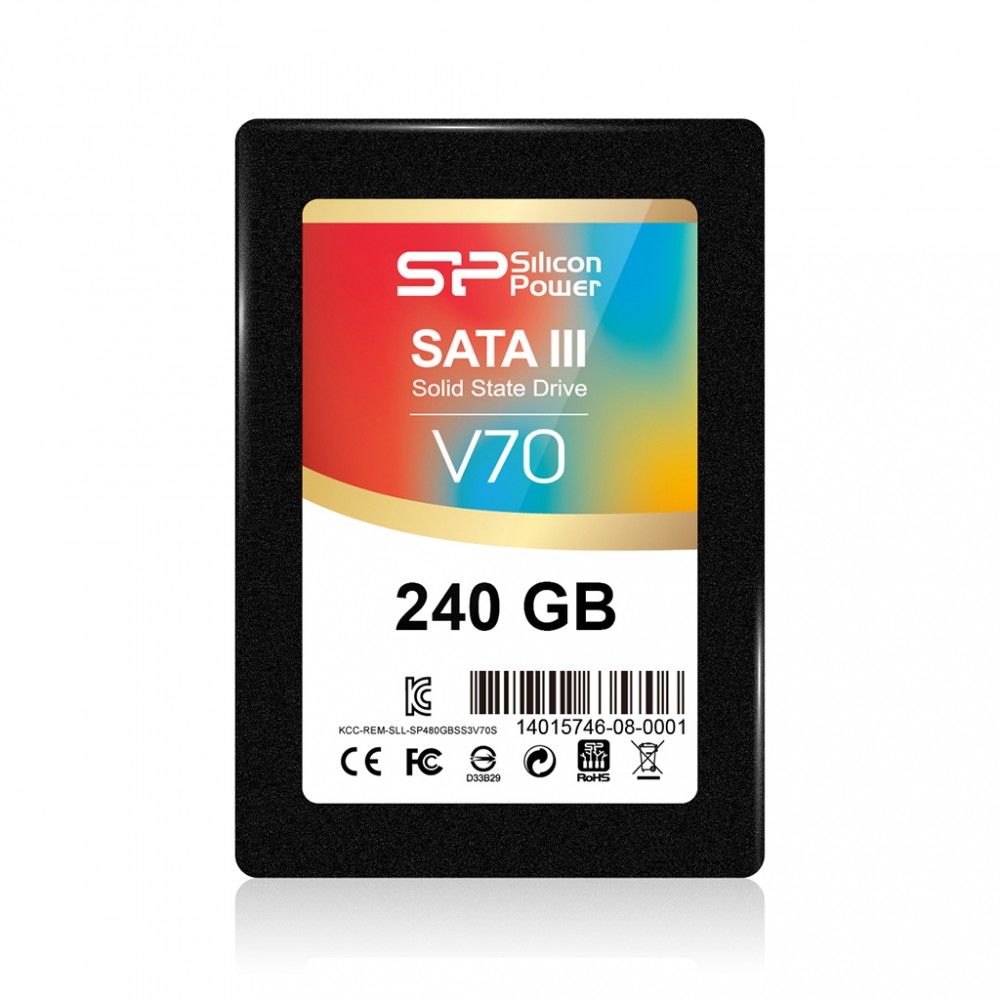SSD VELOX V70 240GB 2,5 SATA3 MLC 5 lat gwarancji 520/460MB/s 7mm/adapter 3,5