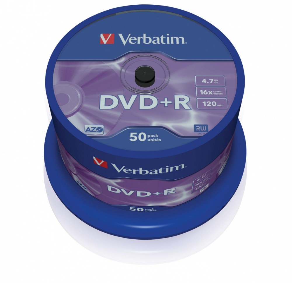 DVD+R 16x 4.7GB 50P CB 43550