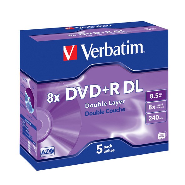 DVD+R (8x) 8.5GB DoubleLayer 5P JC 43541