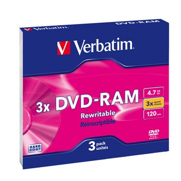 DVD-RAM 3x 4.7GB 3P Slim            43499
